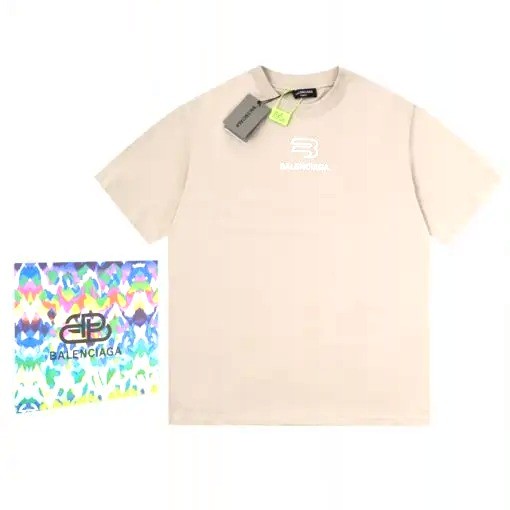 Balenciaga Small Logo T-Shirt Sand Beige