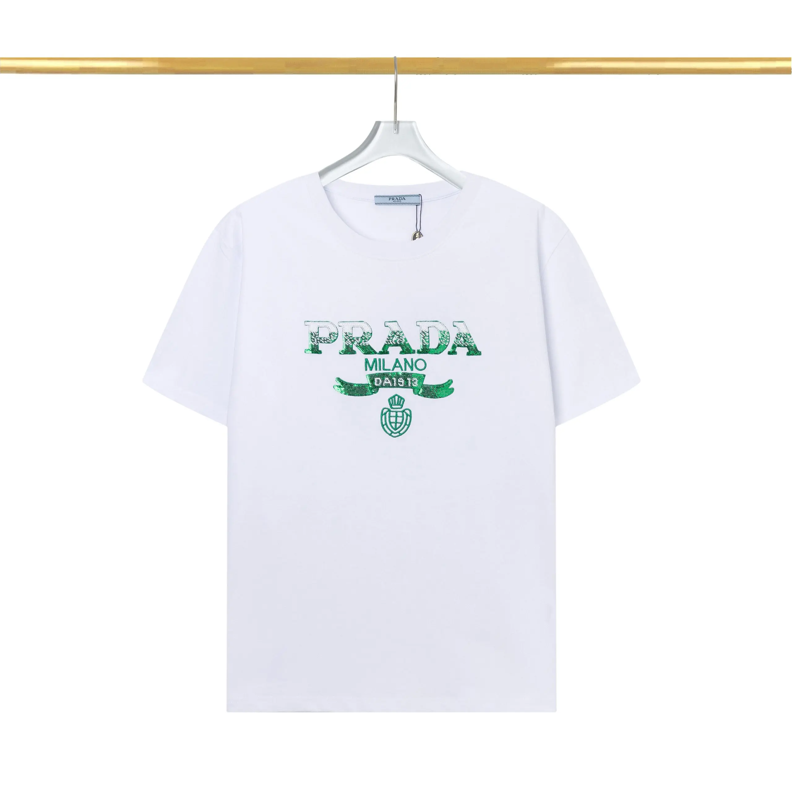 Prada Milano Da1913 T-shirt White Black - Imagen 3