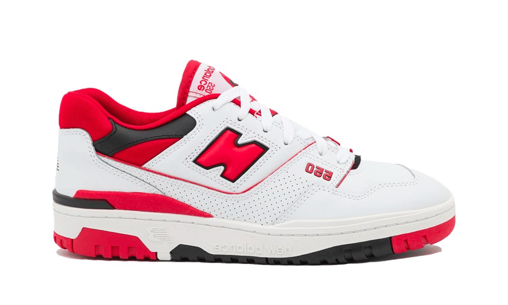 New Balance 550 White Red - Imagen 2