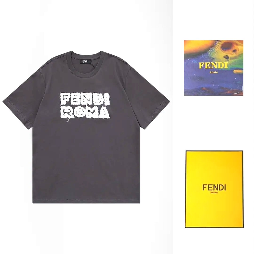 Fendi Roma T-shirt Black