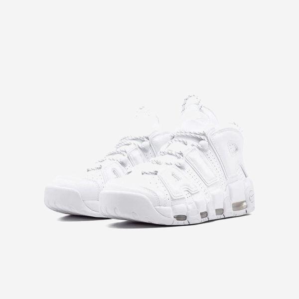 Nike Air Uptempo Triple White - Imagen 2