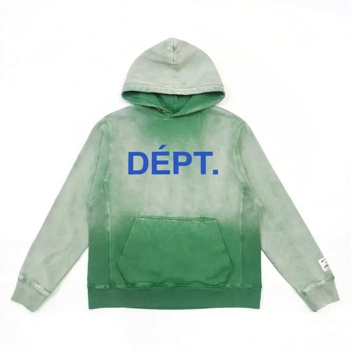 GD Hoodie Green White
