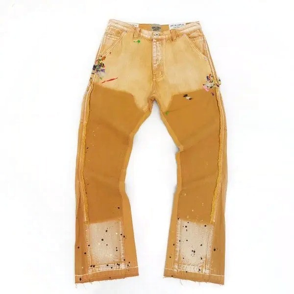 Gallery Dept. Lenny Flare Denim Jeans Orange