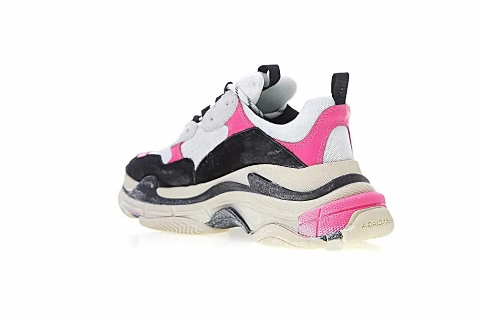 Balenciaga Triple S Rosa Beige Black - Imagen 2