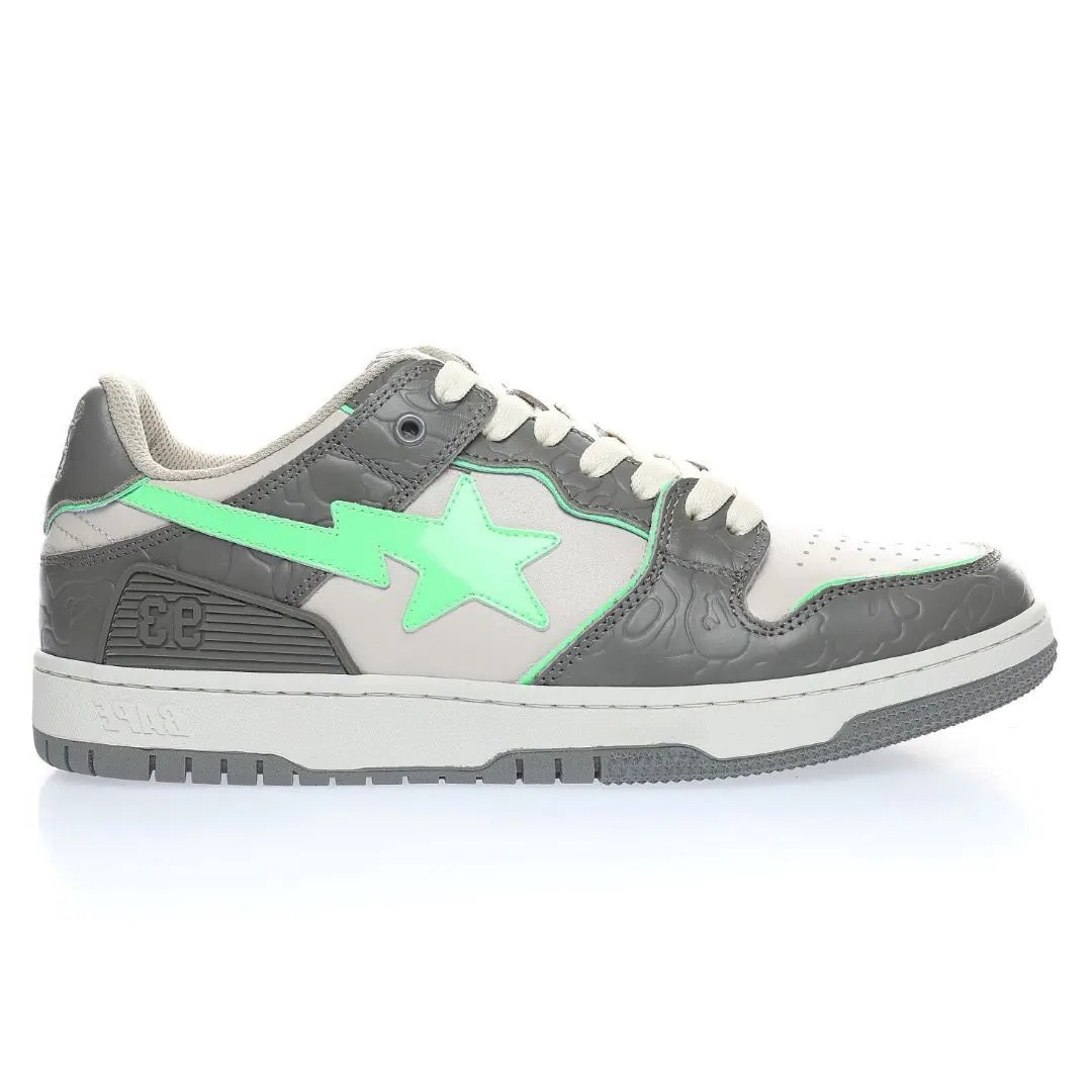 Nike Bathing Ape Bape SK8 Sta Green Grey