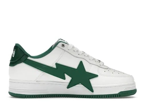 A Bathing Ape Bape Sta OS #2 White Green - Imagen 2