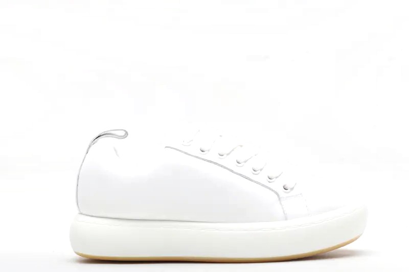Bottega Veneta “Pillow” Padded Leather Lace-Up Sneaker – Luxury White Low-Top