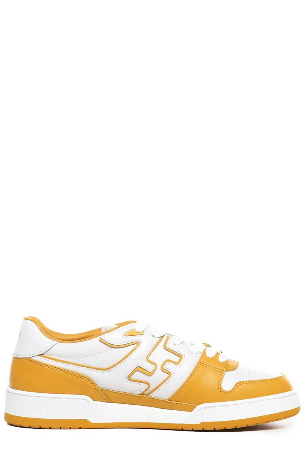 Fendi Match Panelled Low-Top Sneaker White/orange - Imagen 2