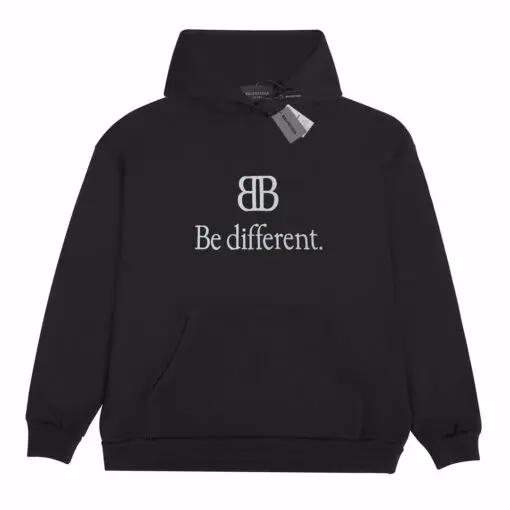 Balenciaga Be Different Hoodie Black