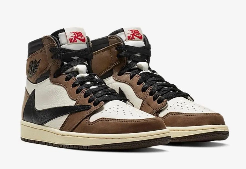 NIKE AIR JORDAN 1 OG TRAVIS SCOTT MOCHA - Imagen 4