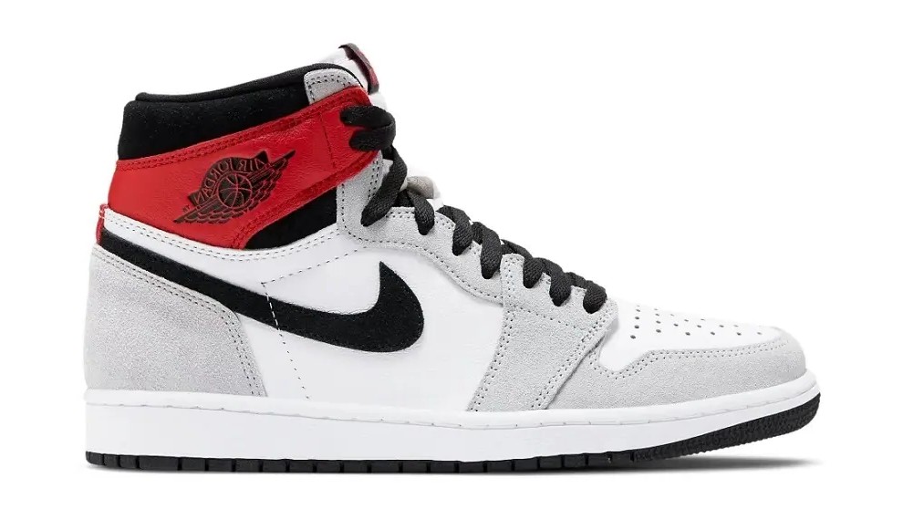 NIKE AIR JORDAN 1 RETRO HIGH SMOKE GREY RED