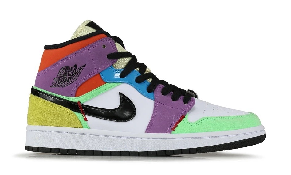 NIKE AIR JORDAN 1 MID MULTICOLOR