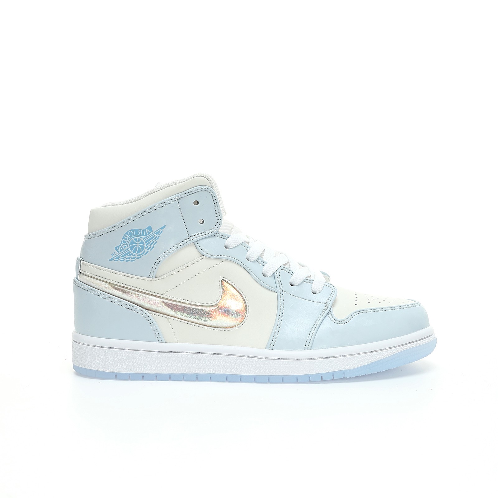 Nike Wmns Air Jordan 1 Mid SE”Glitter Swoosh”
