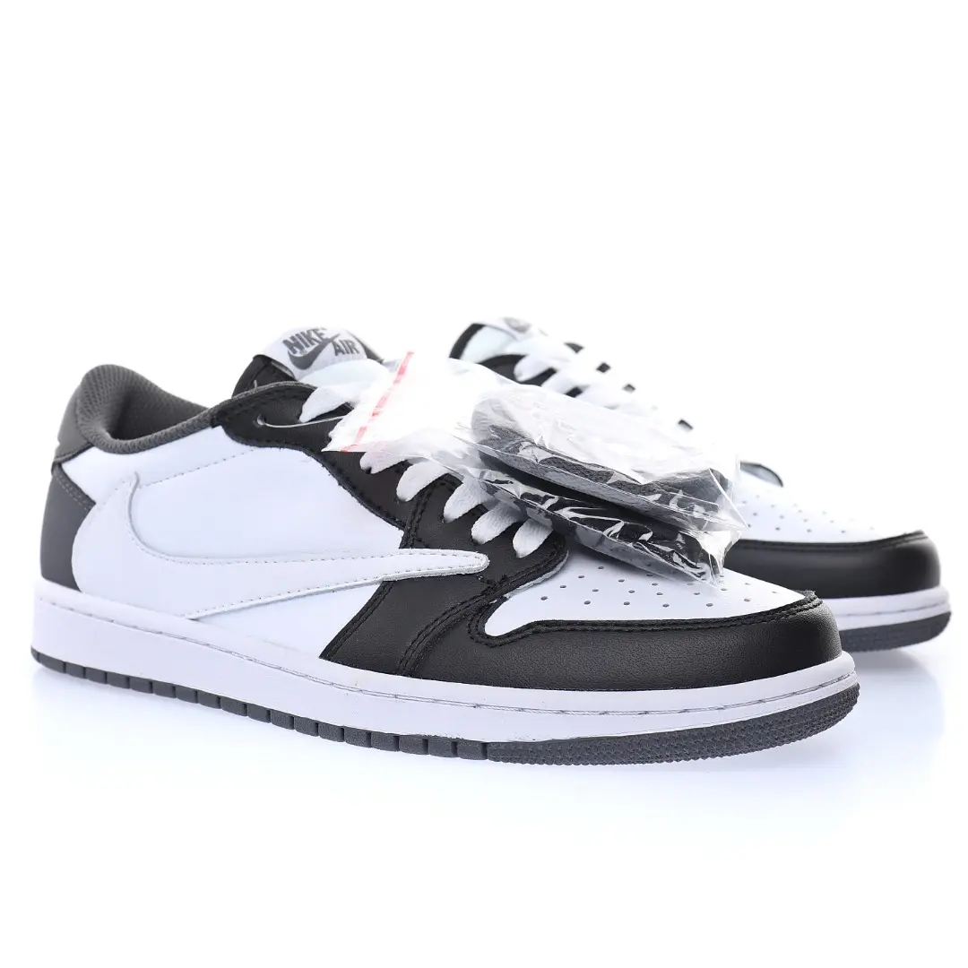 Travis Scott x Nike Air Jordan 1 Low White Black - Imagen 3