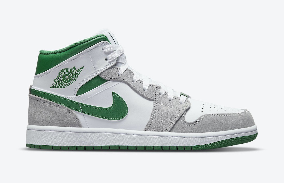 Nike Air Jordan 1 Mid SE Grey Green