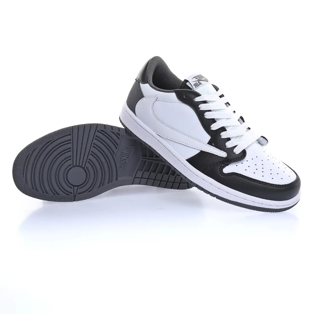 Travis Scott x Nike Air Jordan 1 Low White Black - Imagen 2