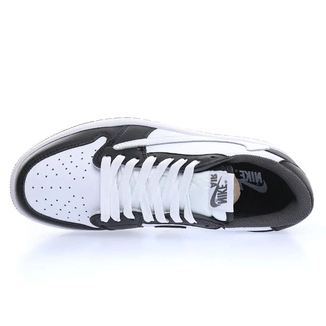 Travis Scott x Nike Air Jordan 1 Low White Black - Imagen 4