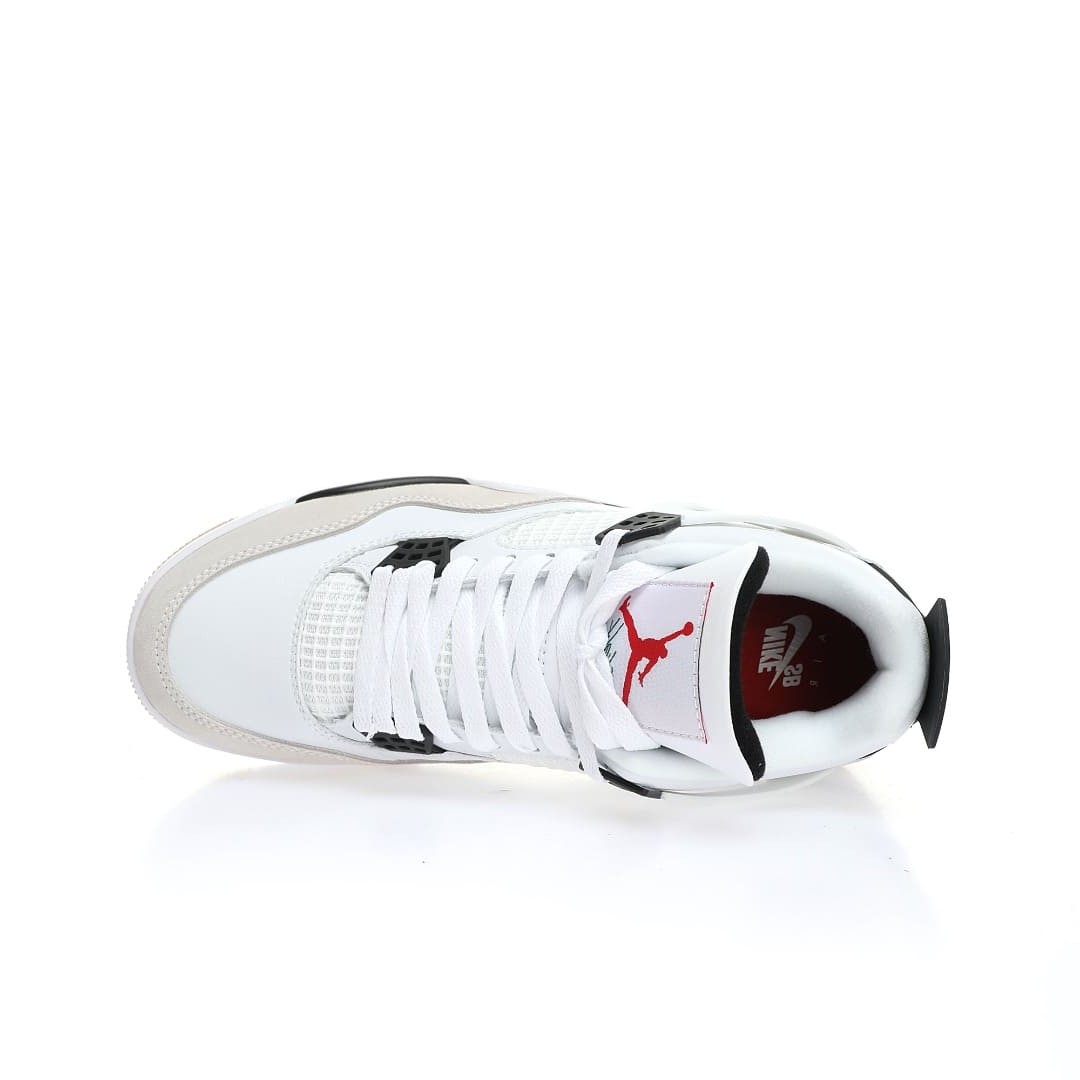 Nike SB x Air Jordan 4 Retro SP”Milk White/Black” - Imagen 4