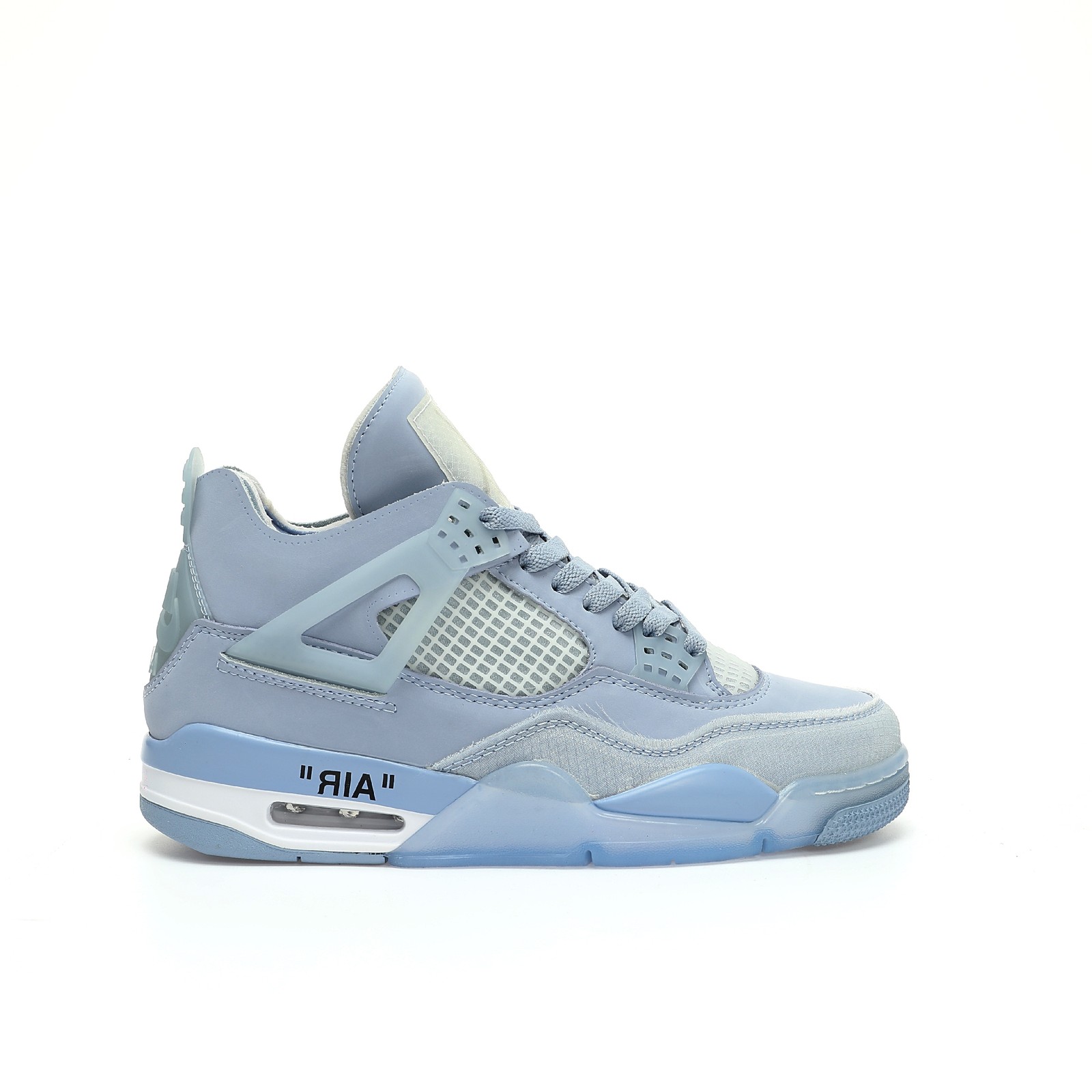 Off-White™ x Nike Air Jordan 4 Retro”Light Blue/Purple”