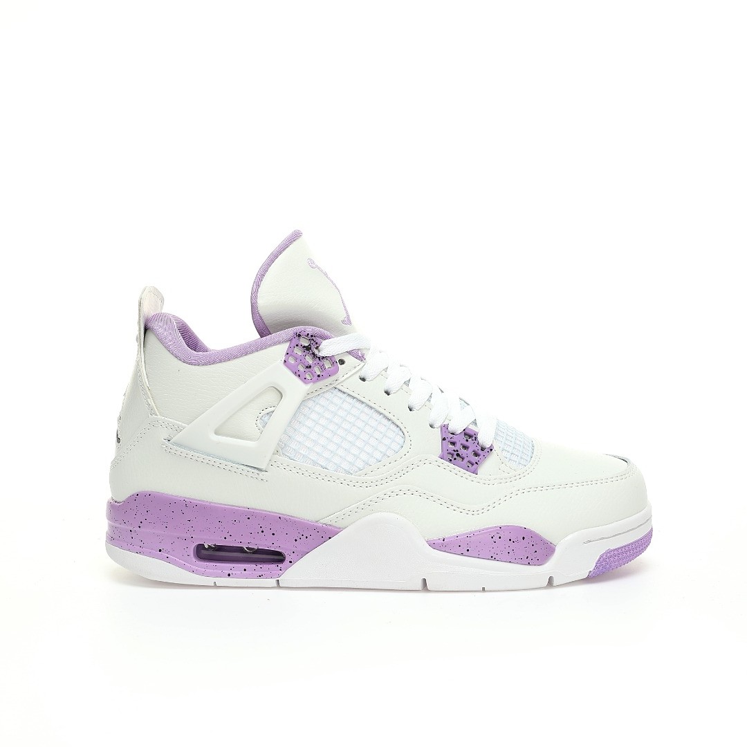Nike Wmns Air Jordan 4 Retro”White Purple”