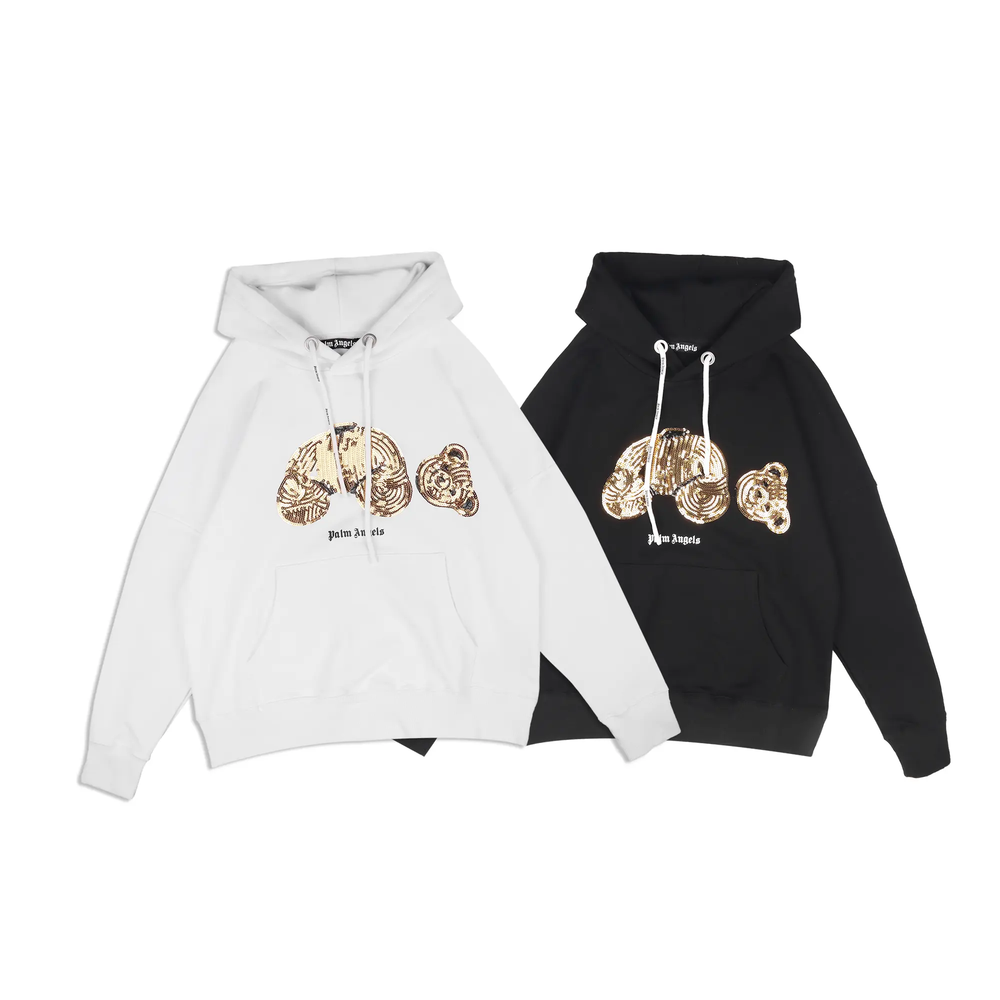 Palm Angels Kill Bear Hoodies White /Black