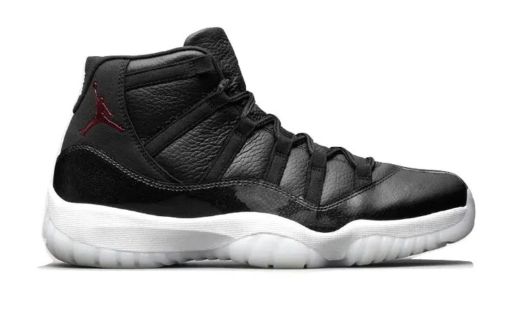 NIKE AIR JORDAN 11 BLACK (WHITE SOLE)