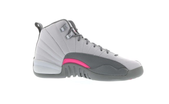 Jordan 12 Retro Wolf Grey Vivid Pink (GS) - Imagen 2