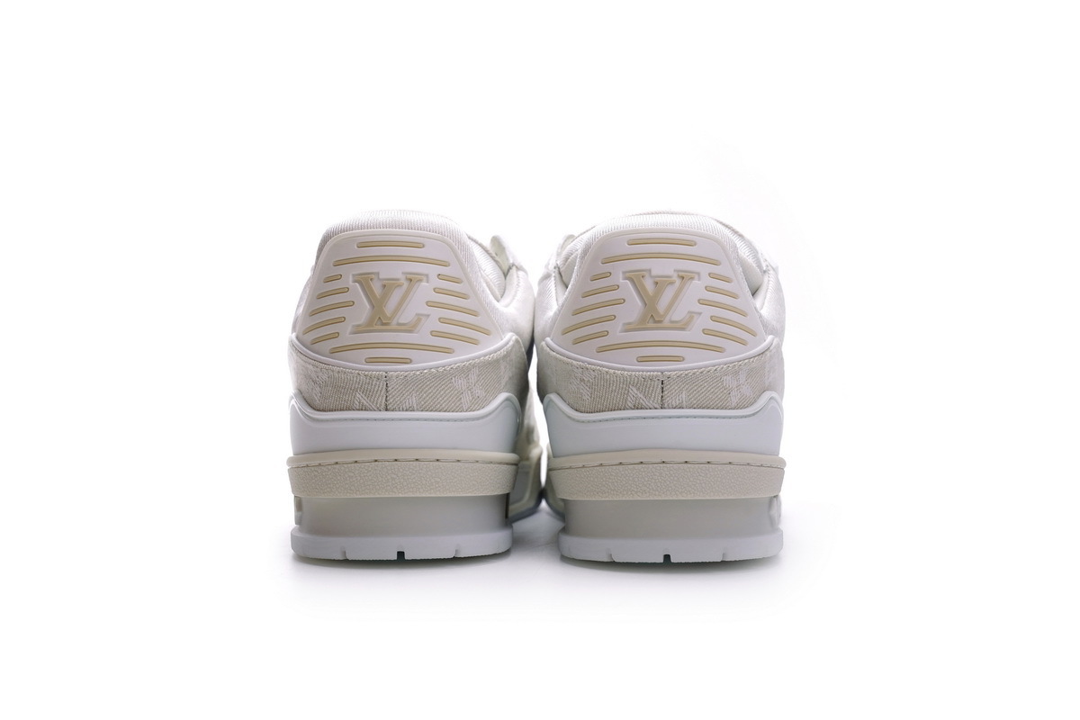 Louis Vuitton Trainer White Denim - Imagen 2