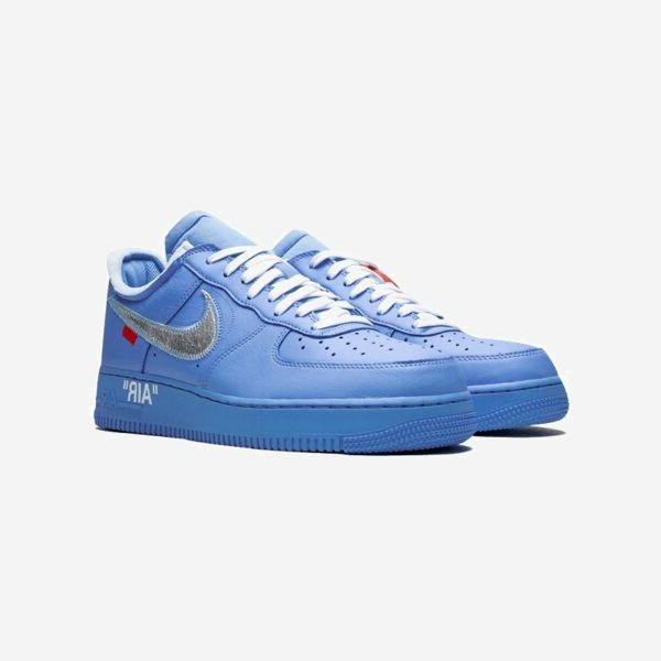 Nike Air Force 1 Off White MCA University Blue - Imagen 2