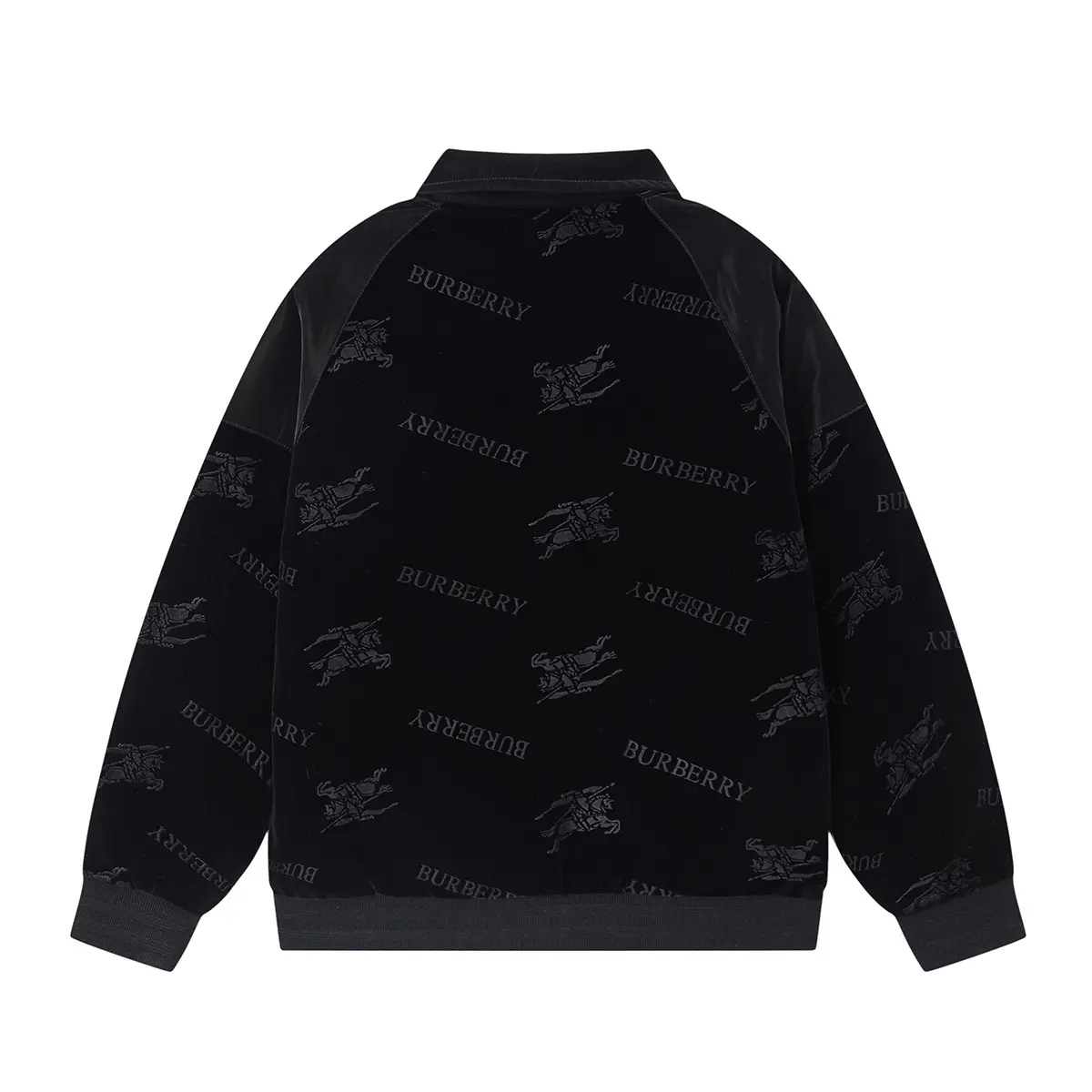 Burberry Black Cotton Puffer Dursley Down Jacket Black - Imagen 2