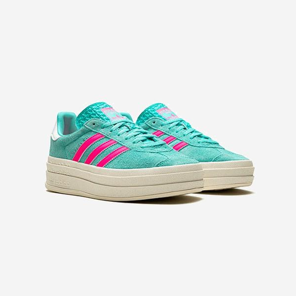 Adidas Gazzelle Bold - Flash Aqua Lucid Pink - Imagen 2