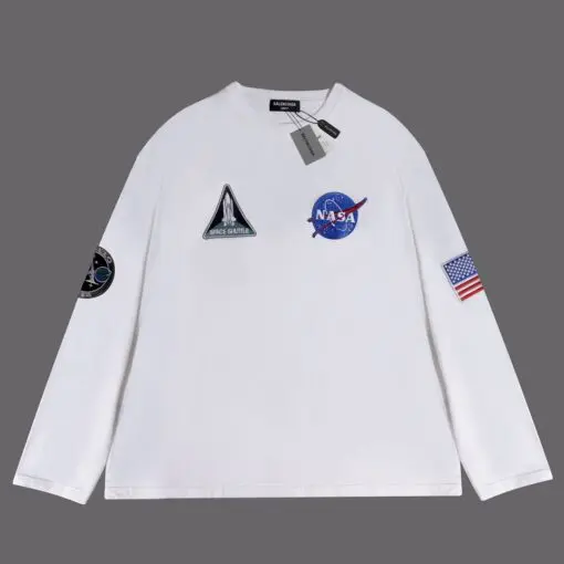 Balenciaga Nasa Sweater White