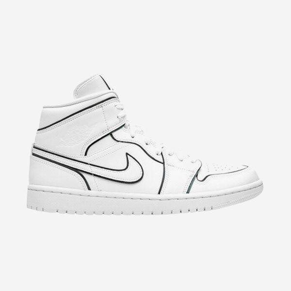 Air Jordan 1 Mid Iridescent Reflective White - Imagen 2