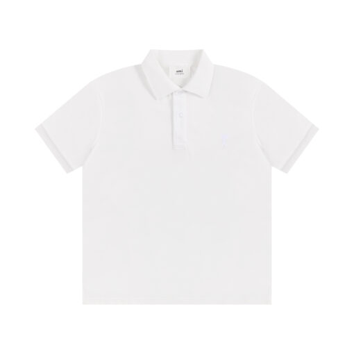 Ami Paris Polo T-Shirt White