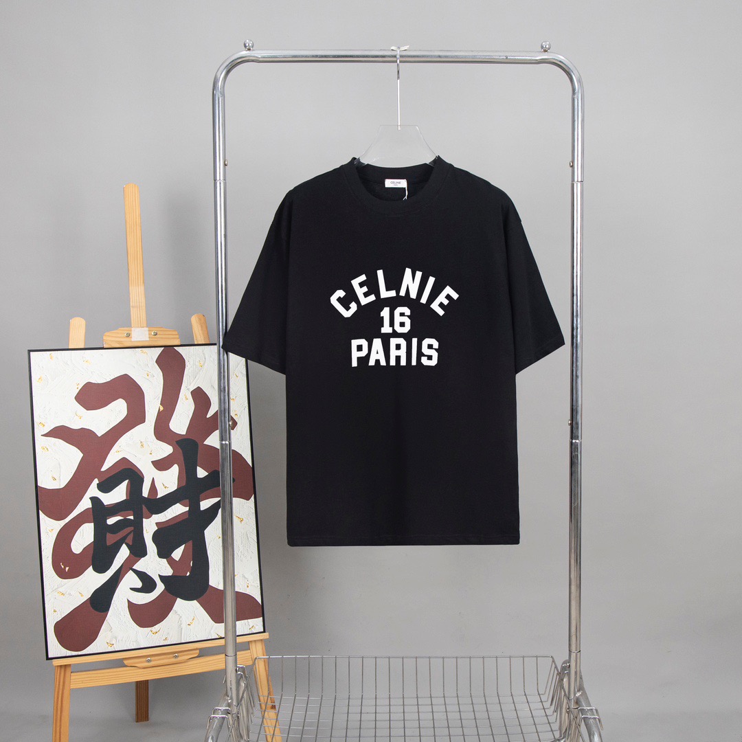 Celine T-Shirt Black M3