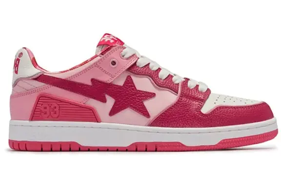 A Bathing Ape Bape SK8 Sta ABC Camo Pink