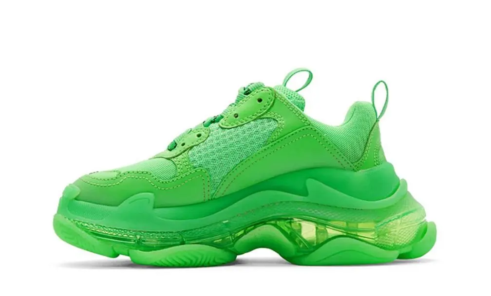 Balenciaga Triple S Neon Green - Imagen 2