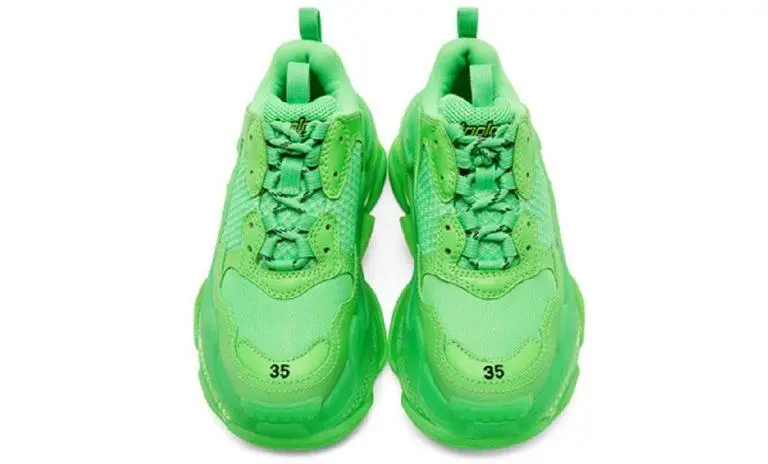 Balenciaga Triple S Neon Green - Imagen 3