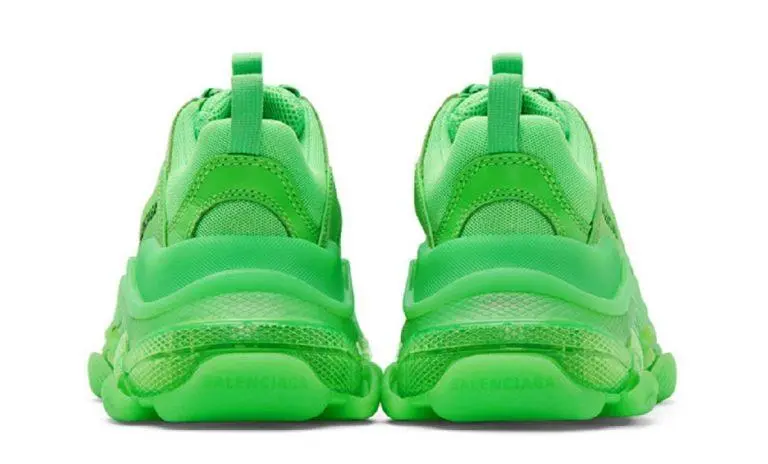 Balenciaga Triple S Neon Green - Imagen 4