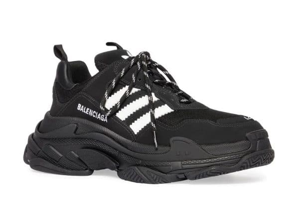 Balenciaga Triple S X Adidas Black