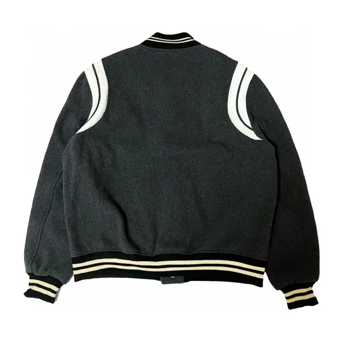 Yves Saint Lauren Jacket Cream Dark Grey White - Imagen 2
