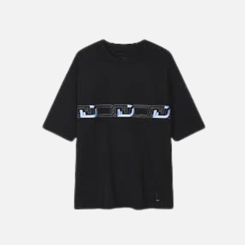 Fendi T-Shirt Black and Blue
