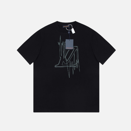 Louis Vuitton LV Frequency Graphic T-Shirt Black