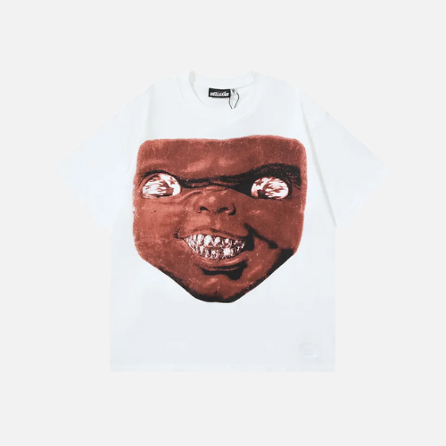 Hellstar Halloween Grill T-Shirt White