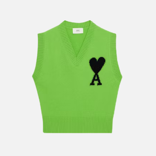 Hoodie Green With Heart Ami