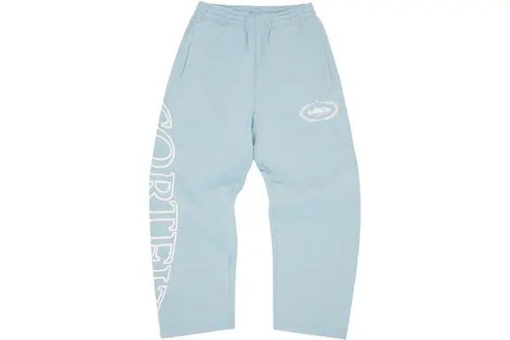 Corteiz Superior Royale Open Hem Pant Baby Blue