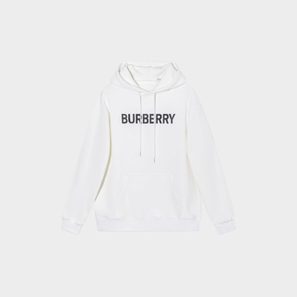 Burberry Hooded Sweater White