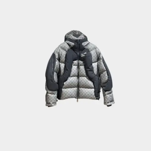 LV Down Jacket Grey/Black