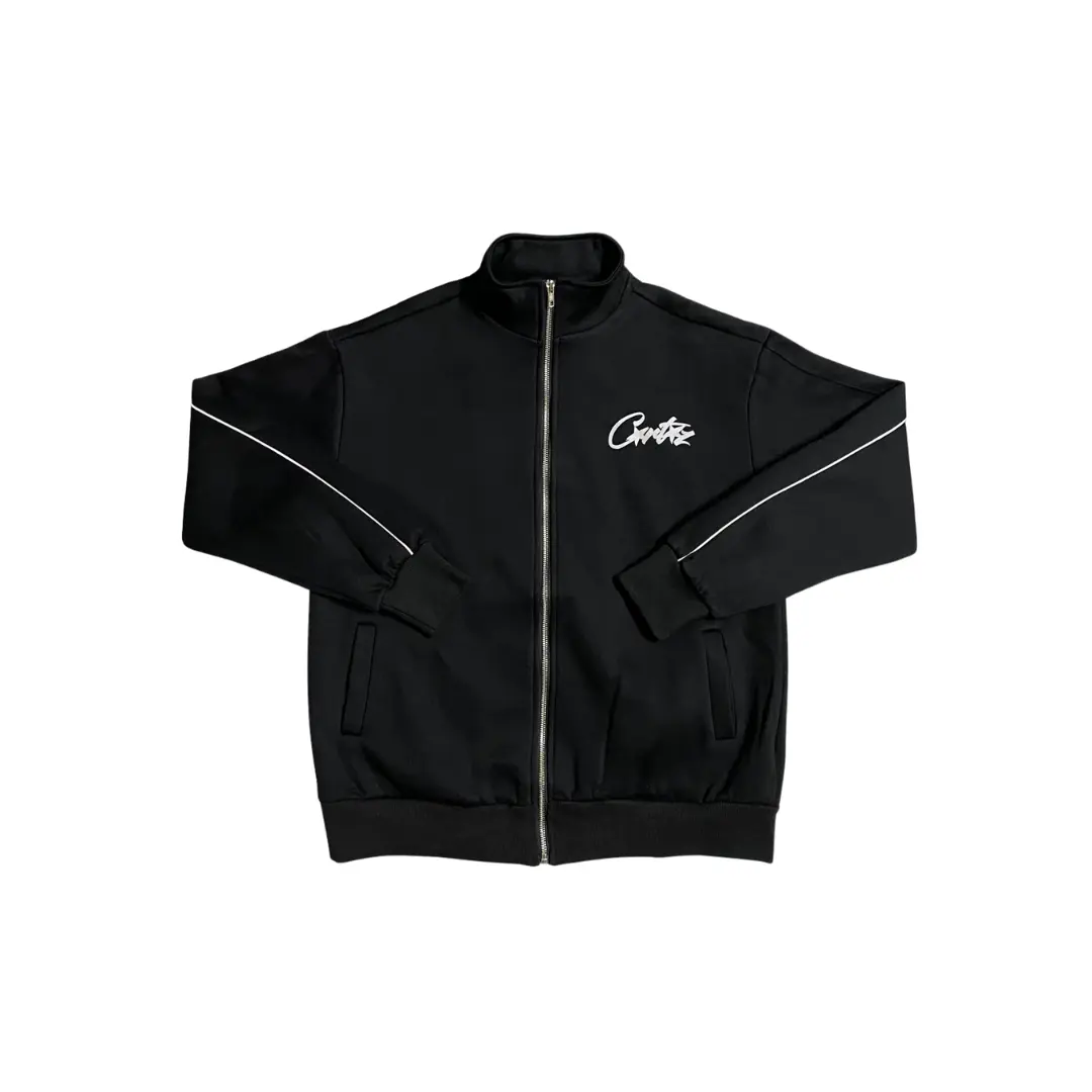 Corteiz Alcatraz Reflective Jacket Black