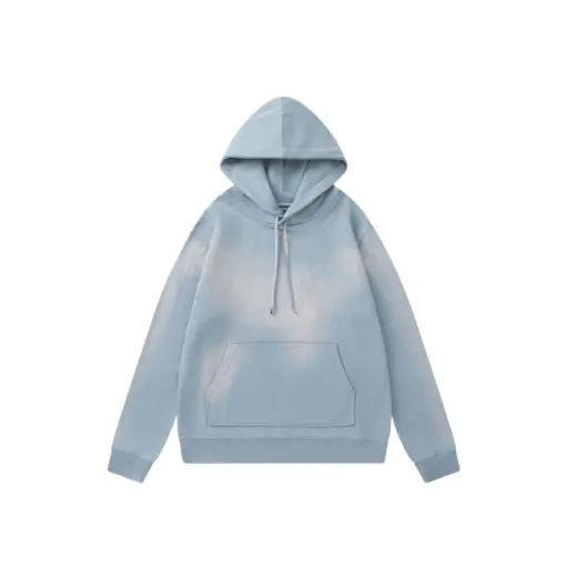 Amiri Washed Finish Hooodie Washed Gray